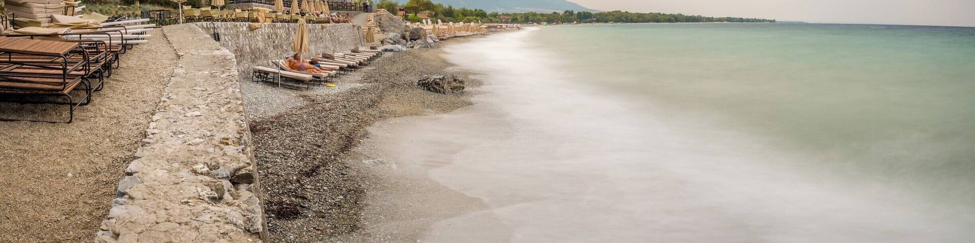 Gallaria bar, Platamonas under the castle
