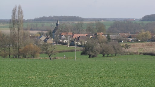 Fontenouilles, Yonne (France) - the village seen from the west