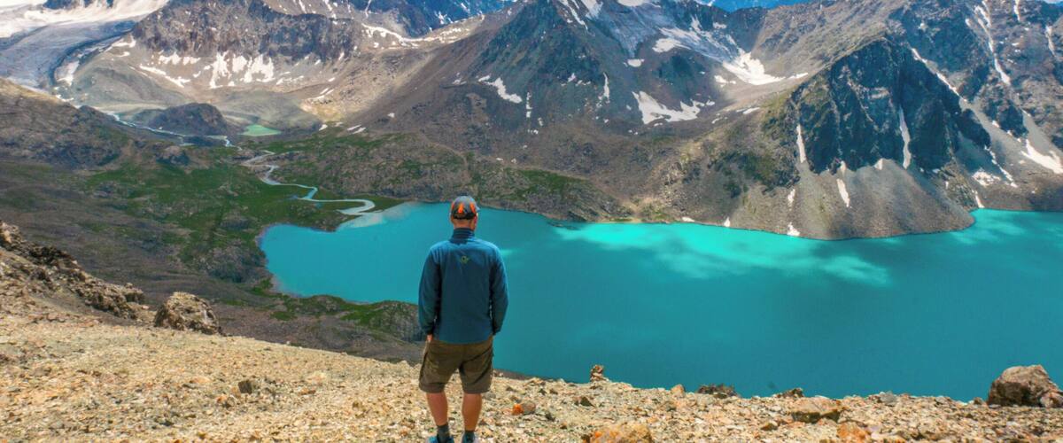 One of the most beautiful lakes I've seen: Ala-Kul in the amazing Kyrgyzstan. #TroveOn
