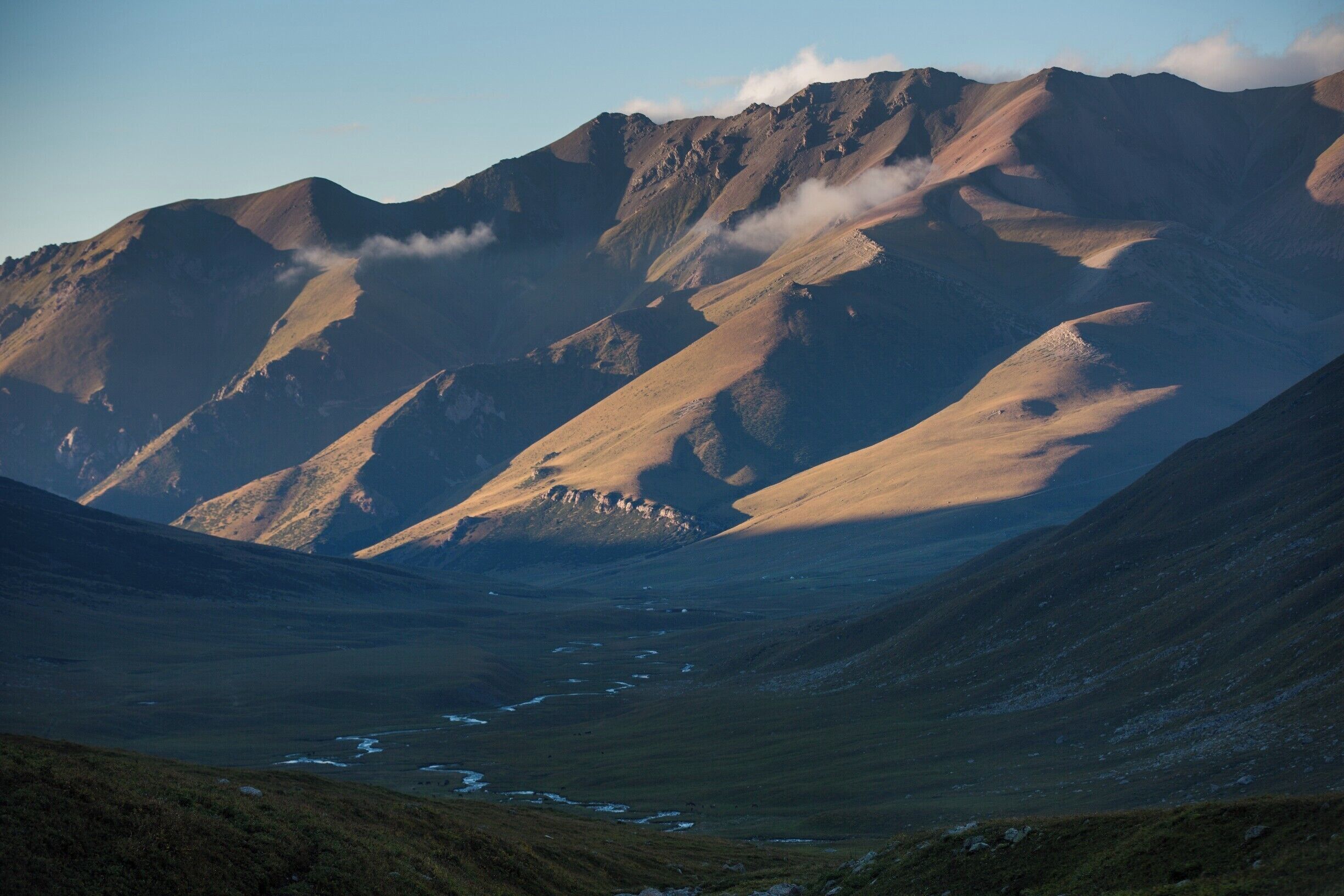 A beautiful view down the back valleys near Jyrgalan, Kyrgyzstan. 