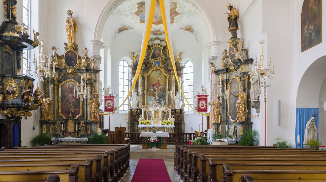 St. Ursus (Klosterbeuren) view towards high altar.