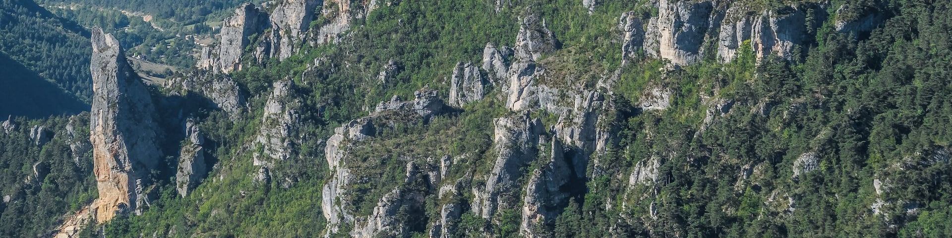 View of Gorges du Tarn from Point Sublime, commune of Saint-Georges-de-Lévéjac, Lozère, France