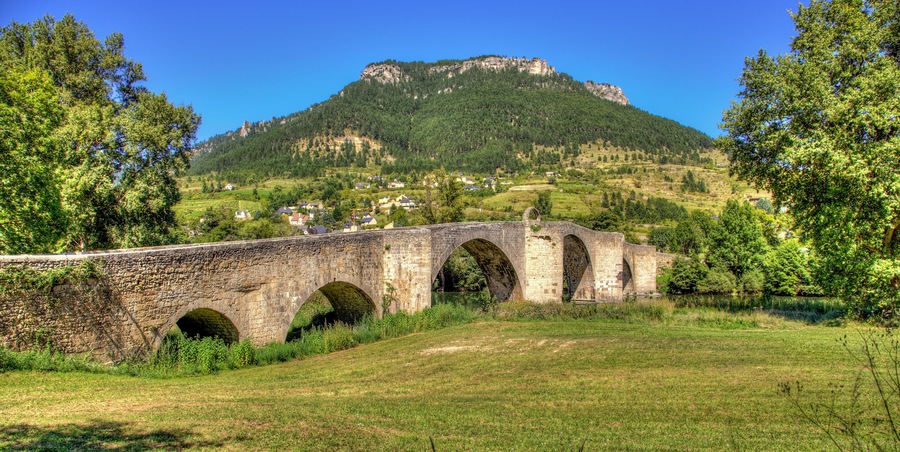 Le pont de Quezac - Lozere - France