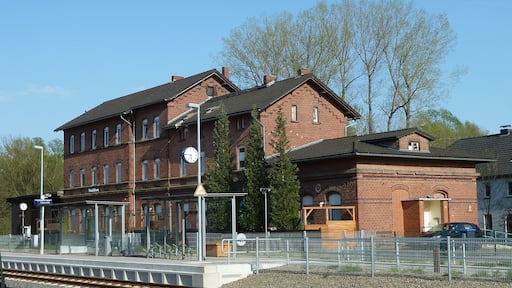 Bahnhof in Wulften am Harz, Landkreis Osterode, Niedersachsen
