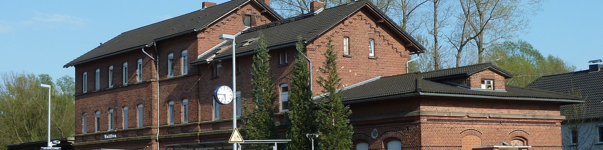 Bahnhof in Wulften am Harz, Landkreis Osterode, Niedersachsen