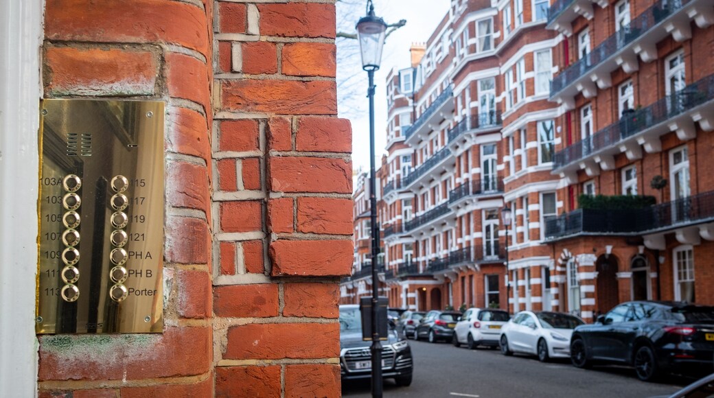 London- Kensington mansion apartment building in Earls Court area of south west London