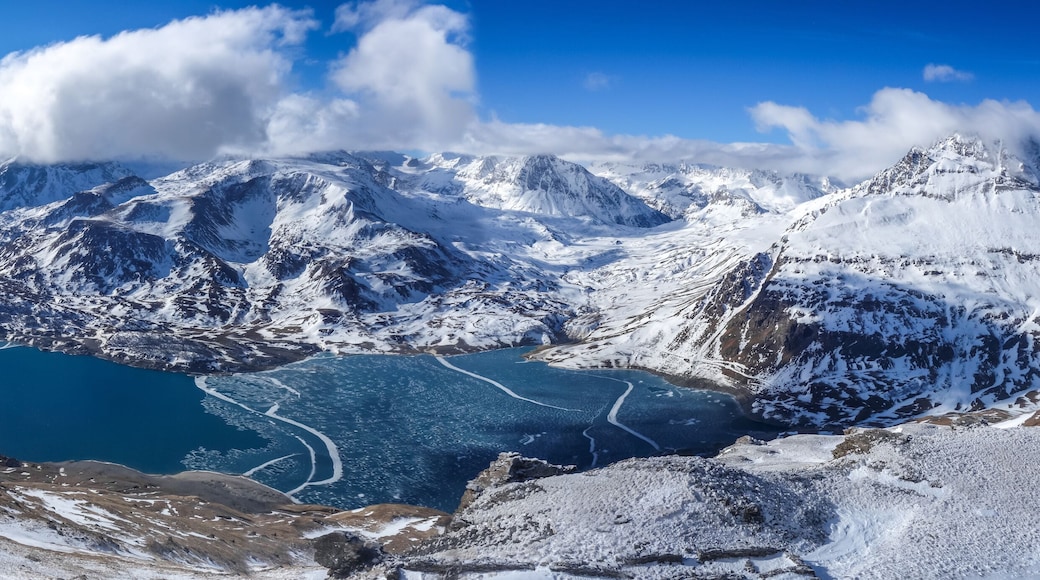 Mont-Cenis Lake in the french alps