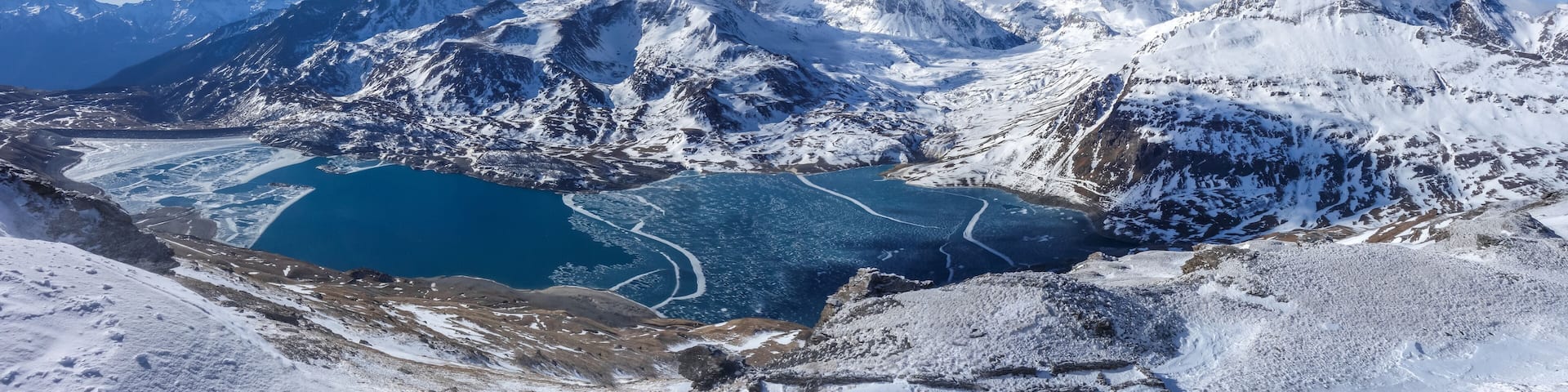 Mont-Cenis Lake in the french alps