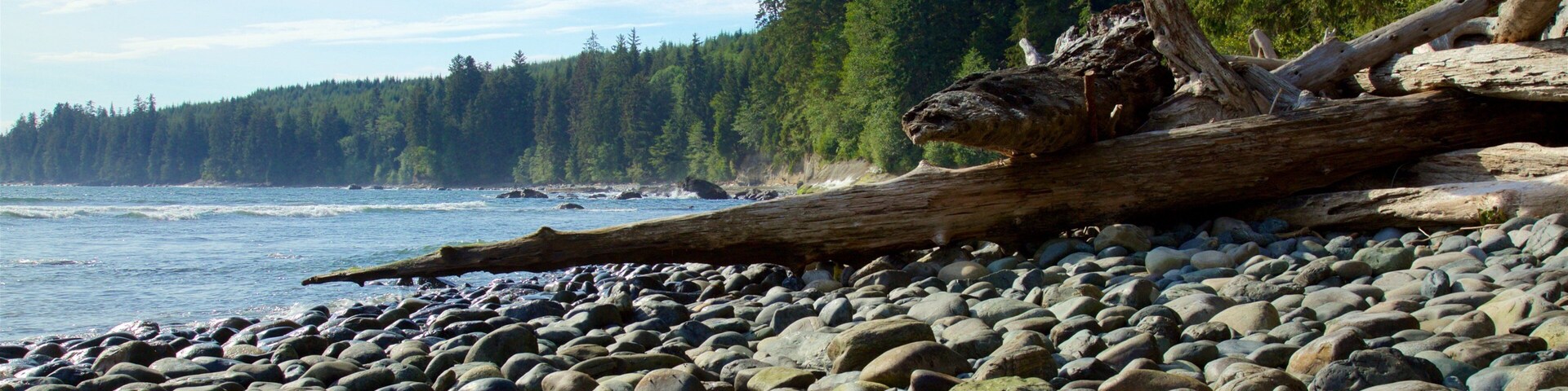 Victoria featuring a lake or waterhole and a pebble beach