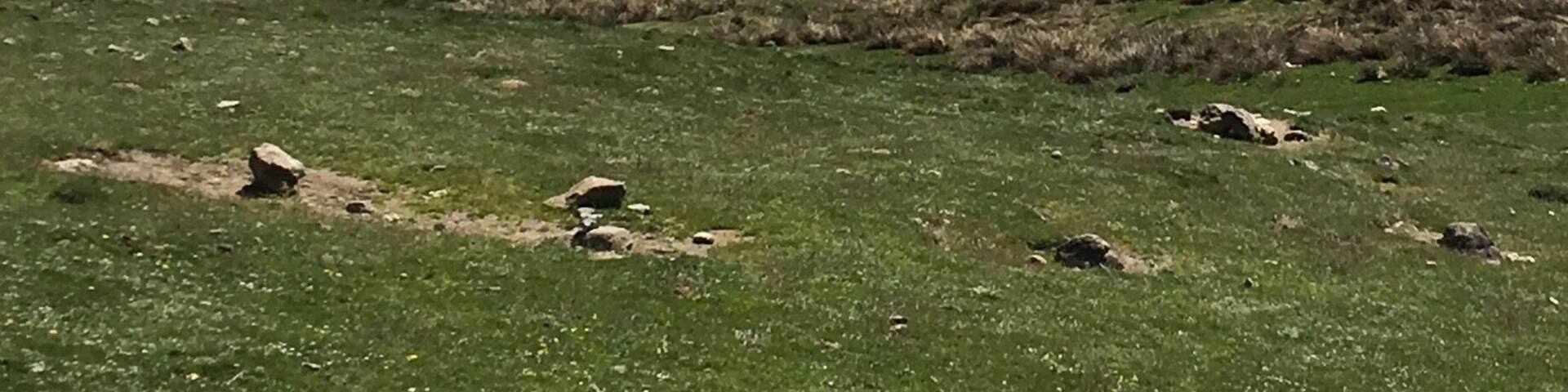 Beautiful view into the valley