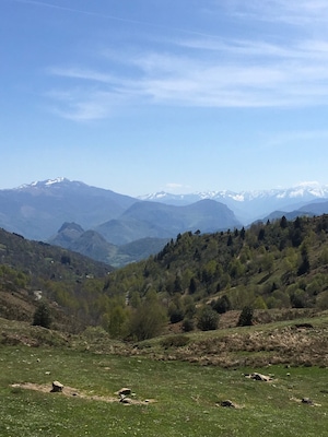 Beautiful view into the valley