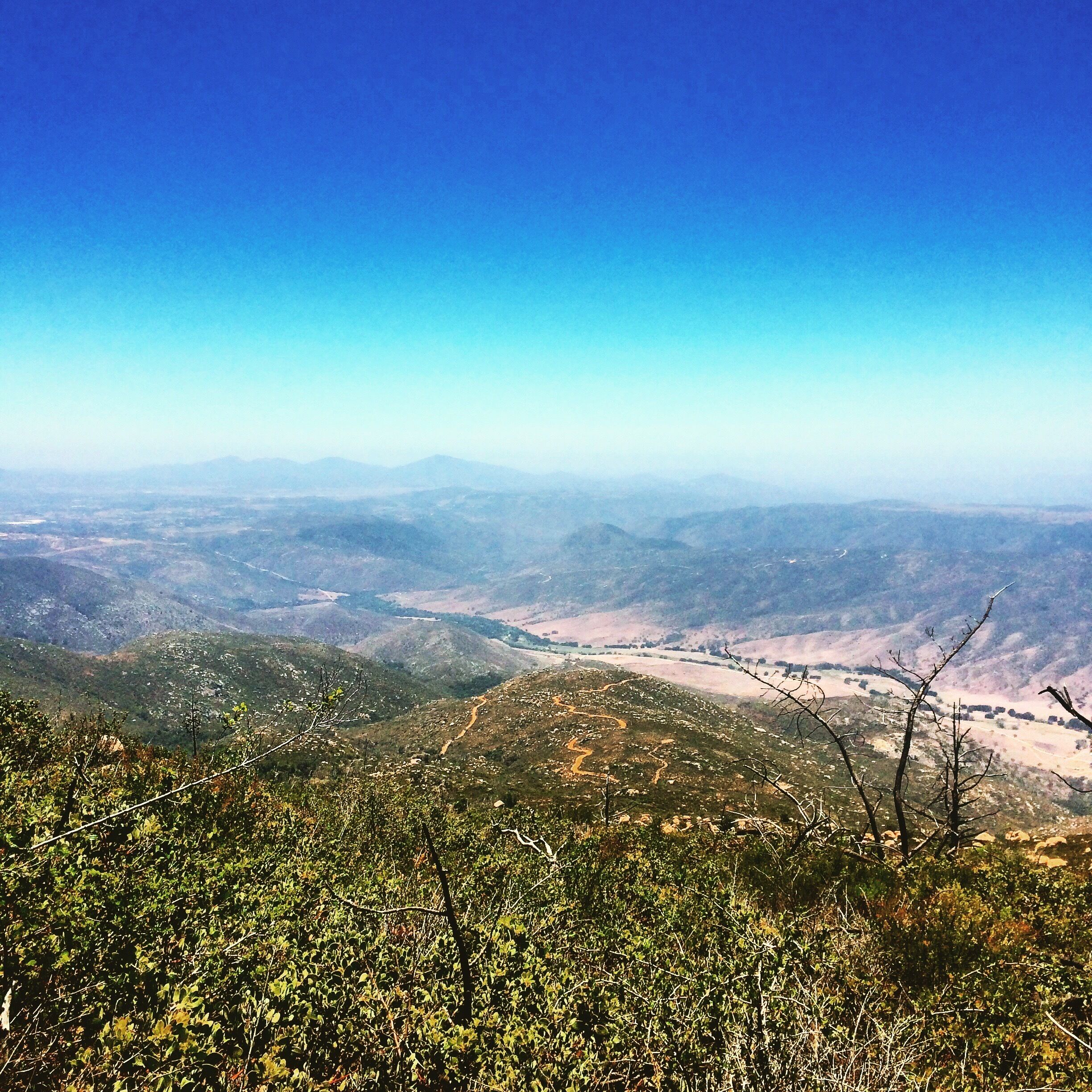 Beautiful view of Black Canyon from top of the hills near Ramona CA #hiking  we got here thru dirt roads in our Rubicon 