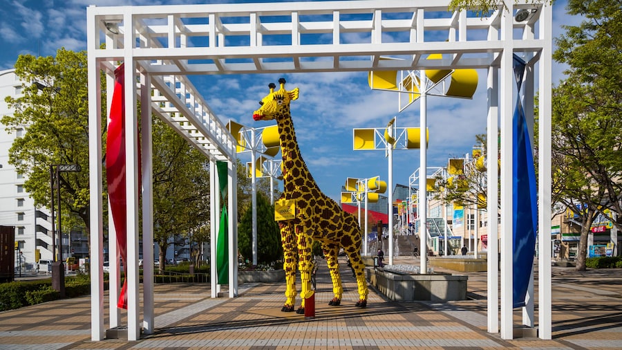 JEWKWG The Lego land park at the port in Osaka, Japan.