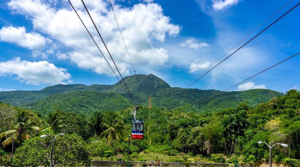Views of Puerto Plata from the top of the mountain at Teleferico Cable Car - July 2, 2022.