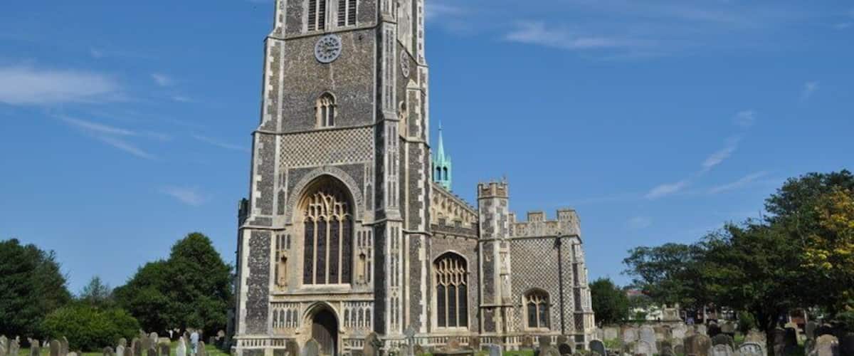 St Edmund's Church, Data from Geograph: Description: The fine church in the heart of Southwold. It was built over about 60 years from the 1430s to the 1490s, and replaced a smaller 13th century church that was destroyed by fire. ICBM: 52.328511159729, 1.6790993391098 Location: (about 0 km from) near to Southwold, Suffolk, Great Britain.