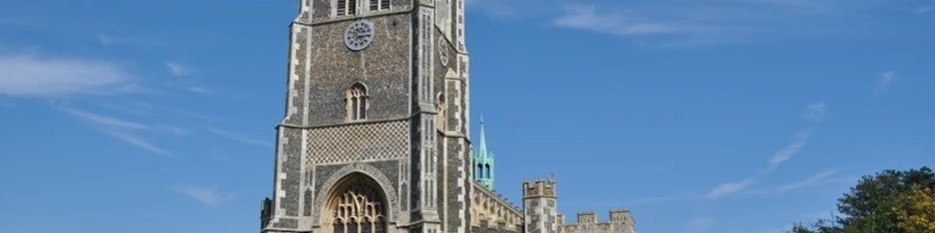 St Edmund's Church, Data from Geograph: Description: The fine church in the heart of Southwold. It was built over about 60 years from the 1430s to the 1490s, and replaced a smaller 13th century church that was destroyed by fire. ICBM: 52.328511159729, 1.6790993391098 Location: (about 0 km from) near to Southwold, Suffolk, Great Britain.