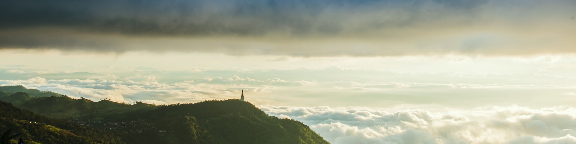 Traveling in Nature Mountains and fog. Phu Tubberk. Lom Kao District, Phetchabun,Thailand