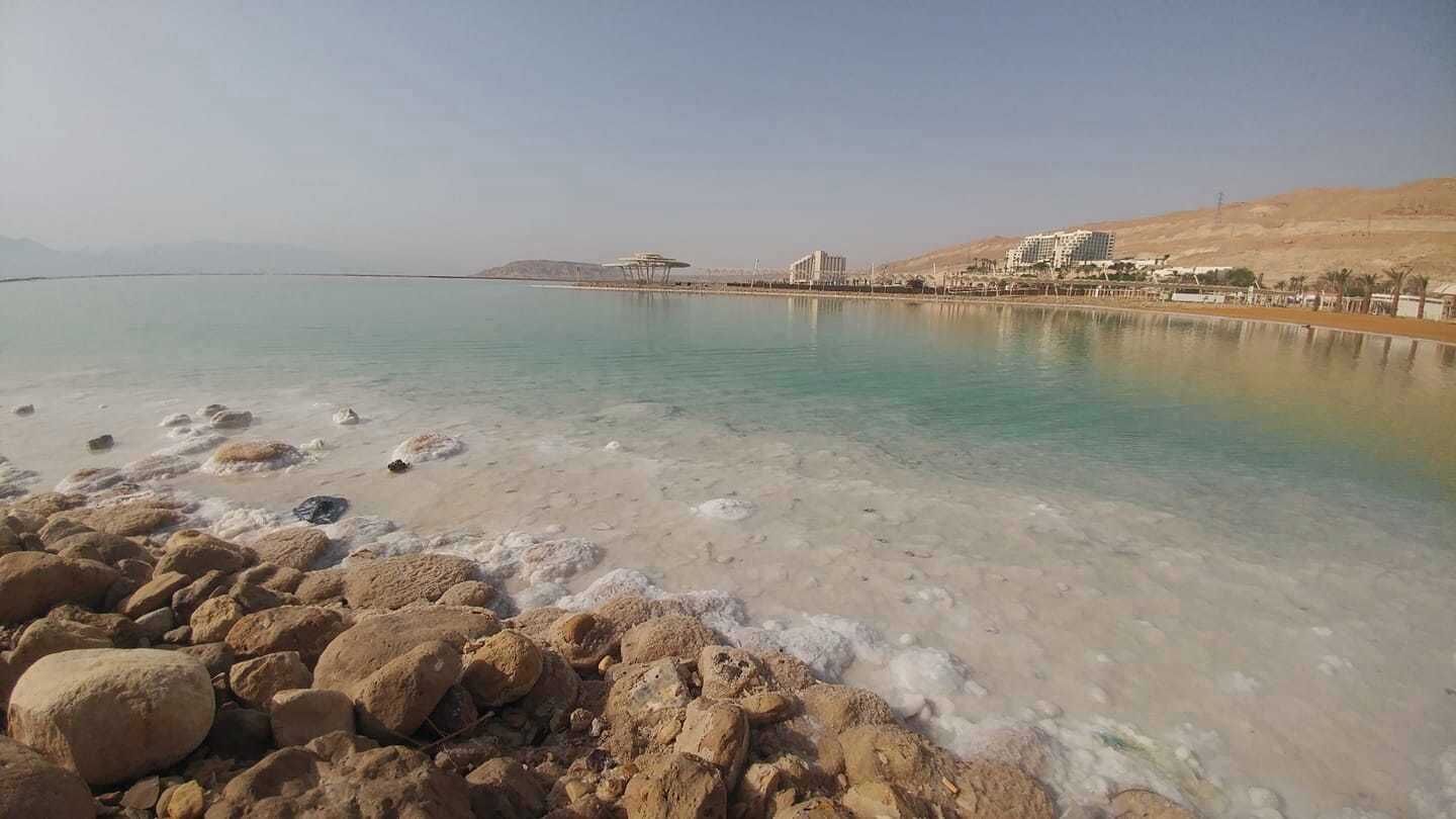 Floating on the dead sea!