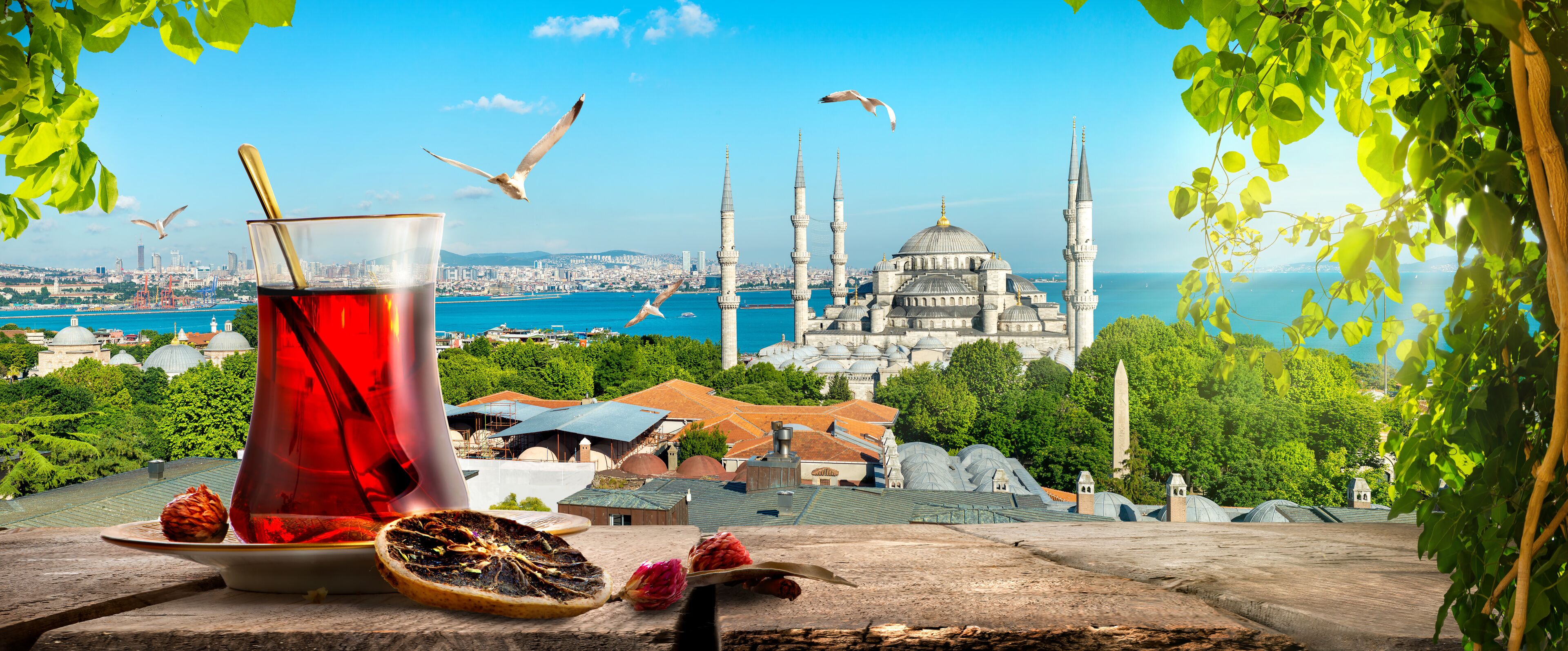 Turkish tea in Istanbul
