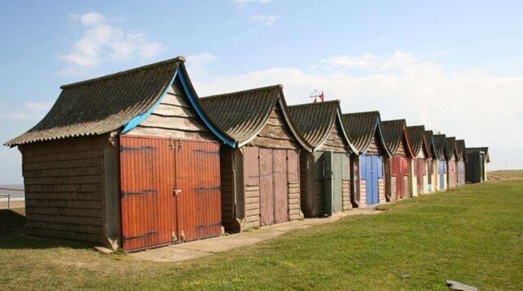 Beach Huts Distinctive beach huts along Mablethorpe seafront