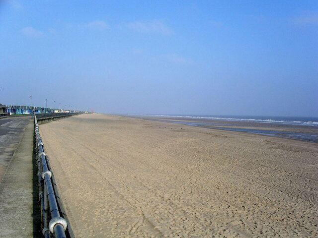 The Beach. The Beach at Sutton on Sea, looking towards Trusthorpe.