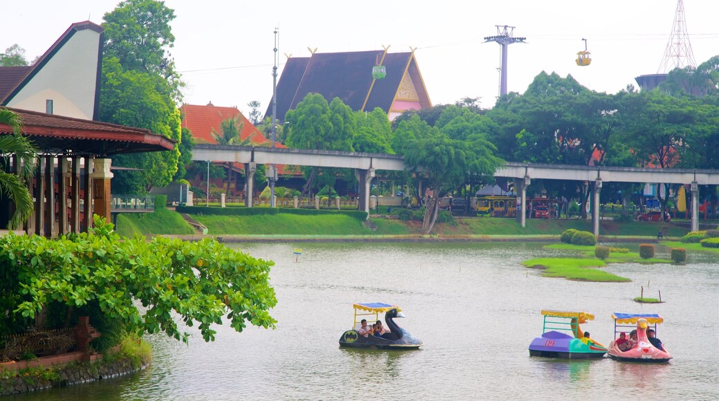 East Jakarta which includes boating and a pond
