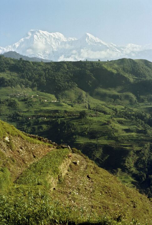 Annapurna Massif, Himalaya, Nepal.