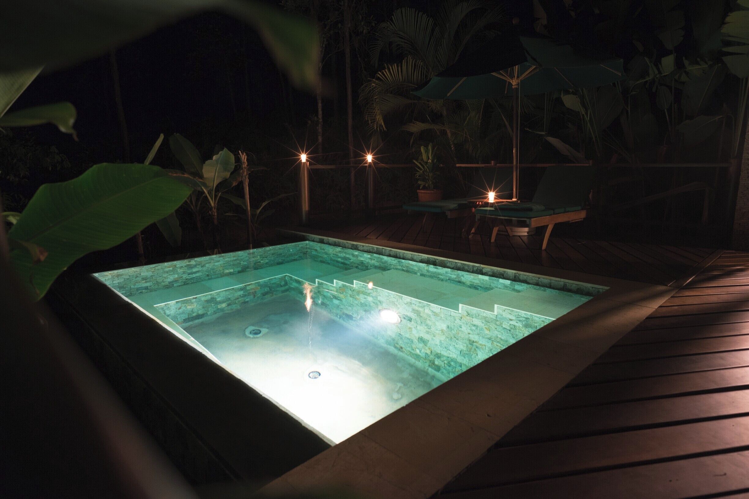 Infinity pool in one of the suites at the Blancaneaux Lodge.  It's an opulent oasis within the beautiful, rugged Pine Ridge Preserve.  It's dirt roads in and out, but it's defiantly worth the effort to get there!