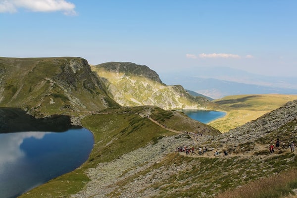 One of Bulgaria's dream destinations! Spectacular views over the clear blue water of the lakes!