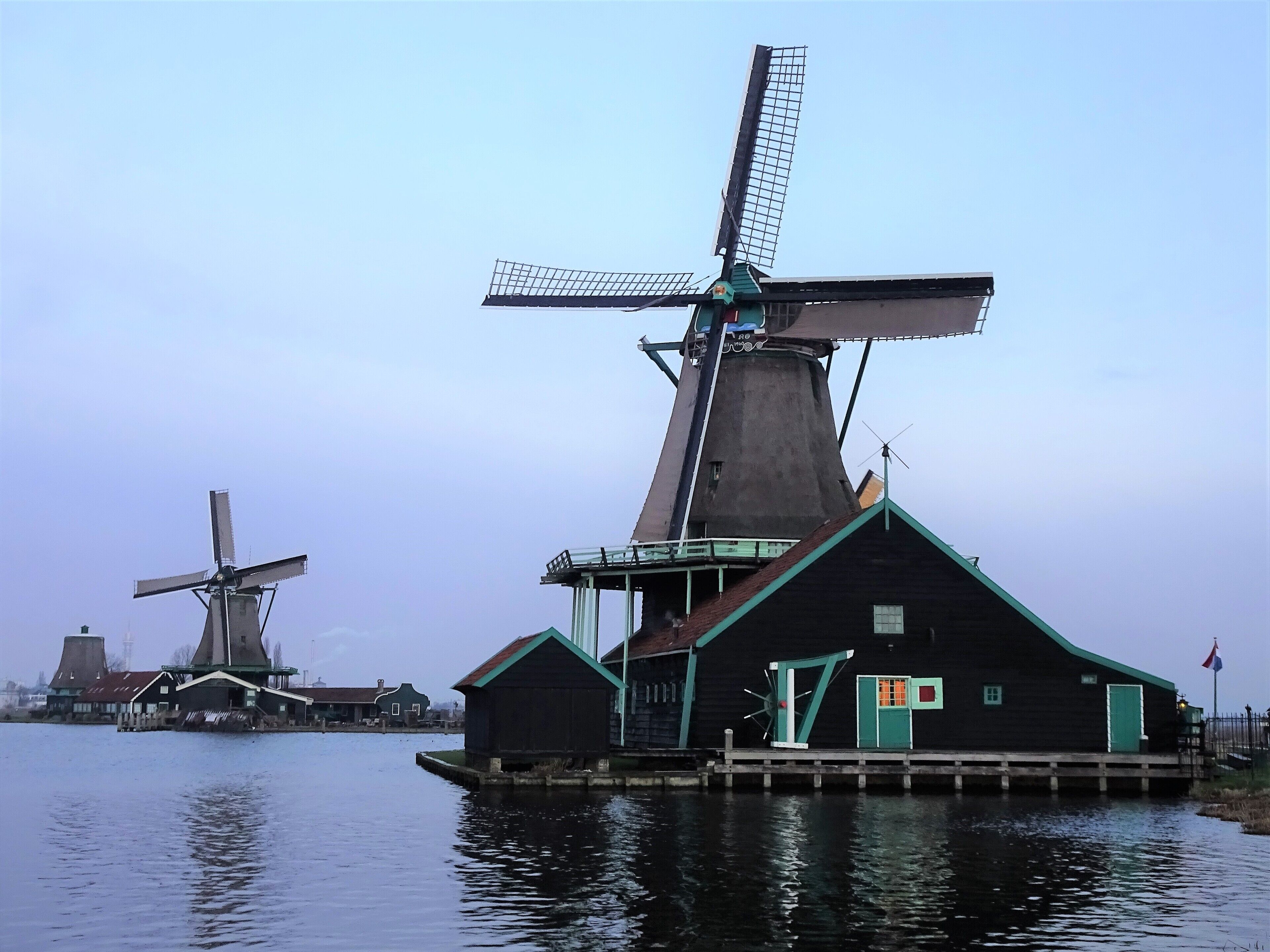 In the Zaanse Schans, an area full of wooden houses, workshops, mills and barns, the 18th and 19th centuries are brought to life.  #History