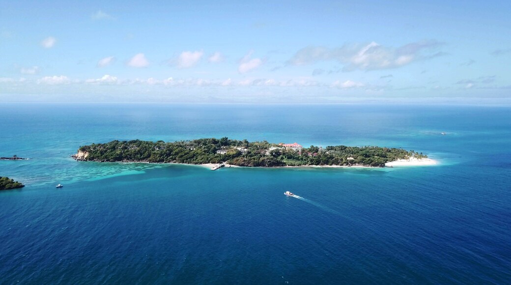 Cayo Levantado Island, Samaná Peninsula, Dominican Republic. Island with paradisiacal beach in Central America
