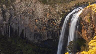 Ebor Falls featuring a cascade
