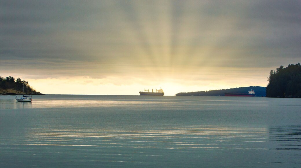 sunrise near Departure Bay at nanaimo, vancouver island, british colombia, canada