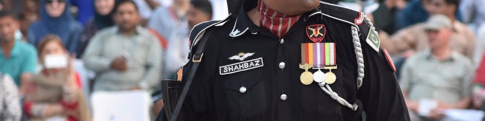 The Wagah border ceremony and retreat is unlike anything I have seen. Pakistanis sit on one side and Indians on the other. We were surrounded by cheering and loud Pakistani patriotic music. Here are my ceremony photos.