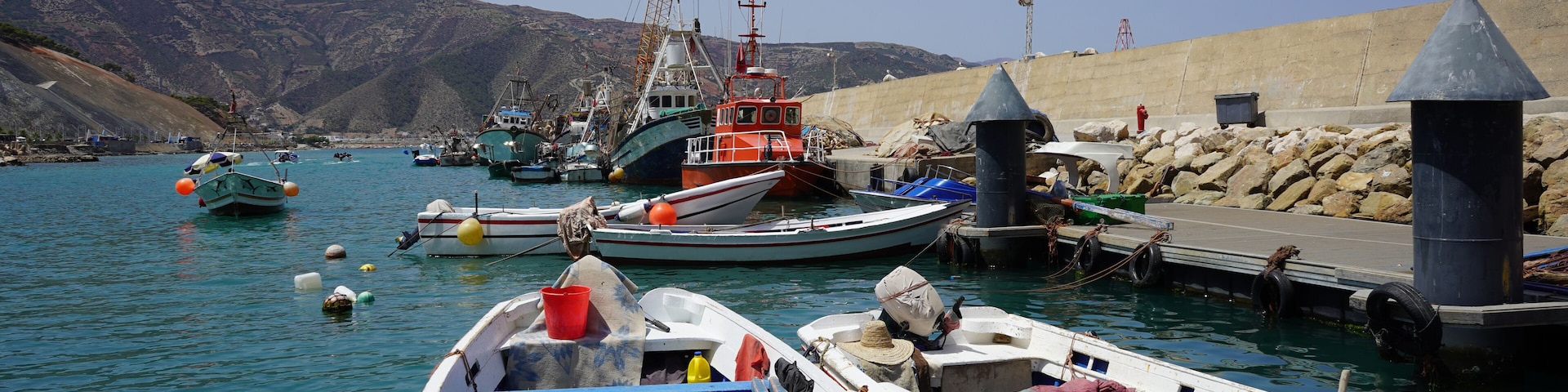 The beautiful beach of “El Jebha” Morocco