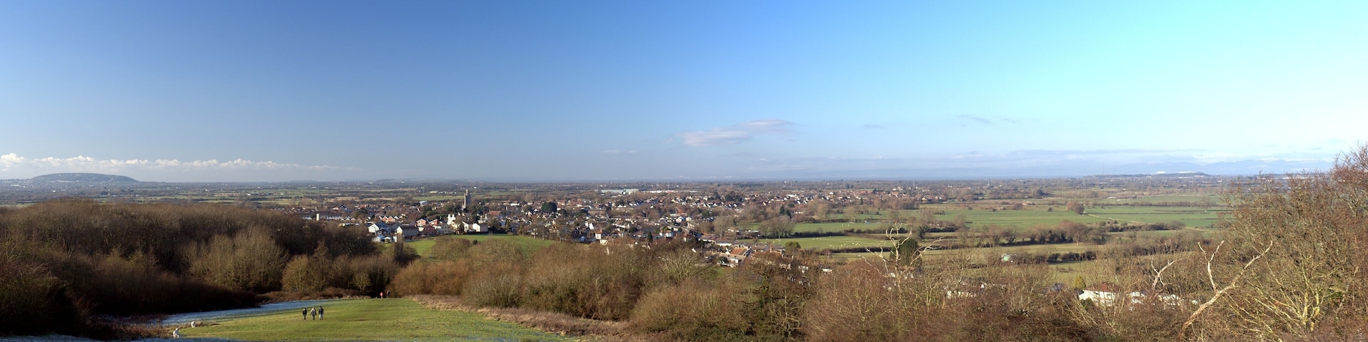 View of North Somerset from Cadbury Hill