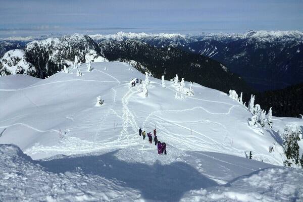 On top of First Peak looking North - lots of great snowshoe trails in the Mount Seymour Provincial Park backcountry.
#snow #snowshoe #canada #vancouver