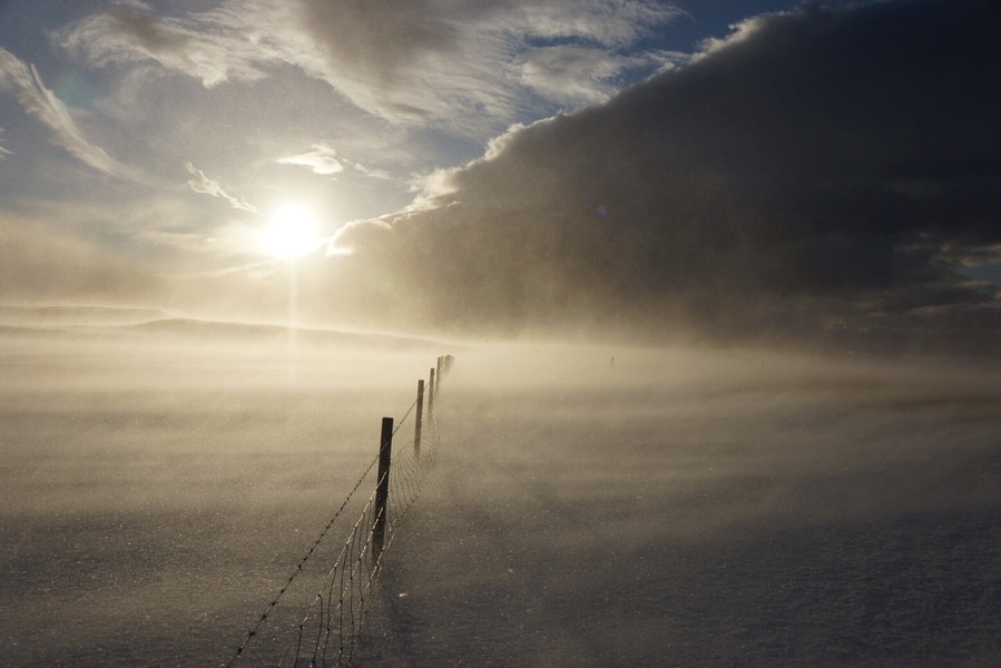 And then the snow arrived.  The weather can change so quickly - this appeared in a matter of minutes.  I could literally see it coming down the mountainside.  It lasted for  about 15-20 minutes and then it was done.
