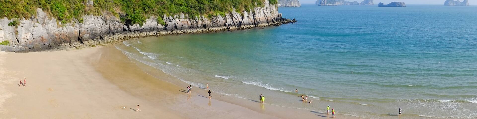 Cat Ba Beach, Bãi tắm Cát Cò 2, Strand