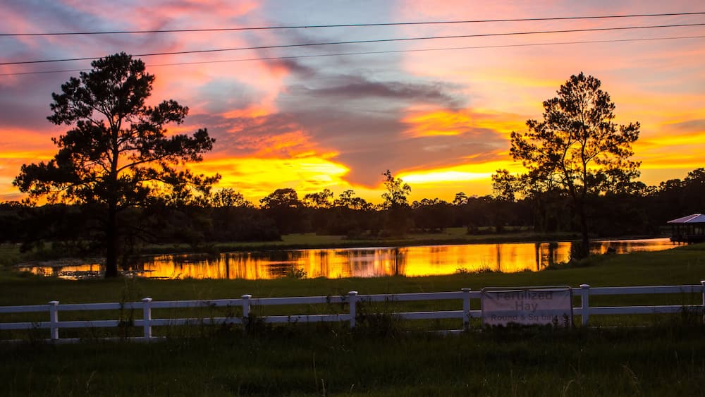 Sunset in Conroe, TX