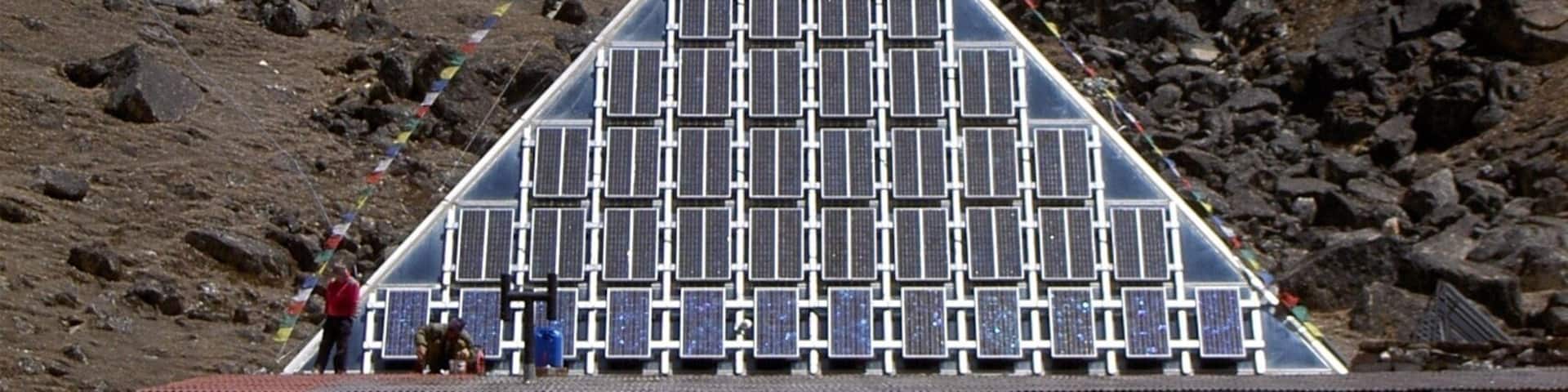 This is the Pyramid International Laboratory/Observatory high altitude scientific research centre at 16,568 ft in the Everest region, Solukumbhu, Nepal. I think it was initially an Italian venture but now is a multinational research lab into the environment and human physiology at altitude. Situated just a kilometre or so beyond Lobuche village it is perfectly located in the foreground of Pumori peak which means "daughter's peak" and was named by George Mallory the British mountaineer who wanted originally to name it Clare Peak after his daughter. #nepal #pumori #lobuche #pyramid