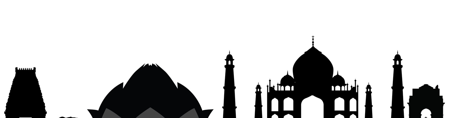 india new delhi skyline