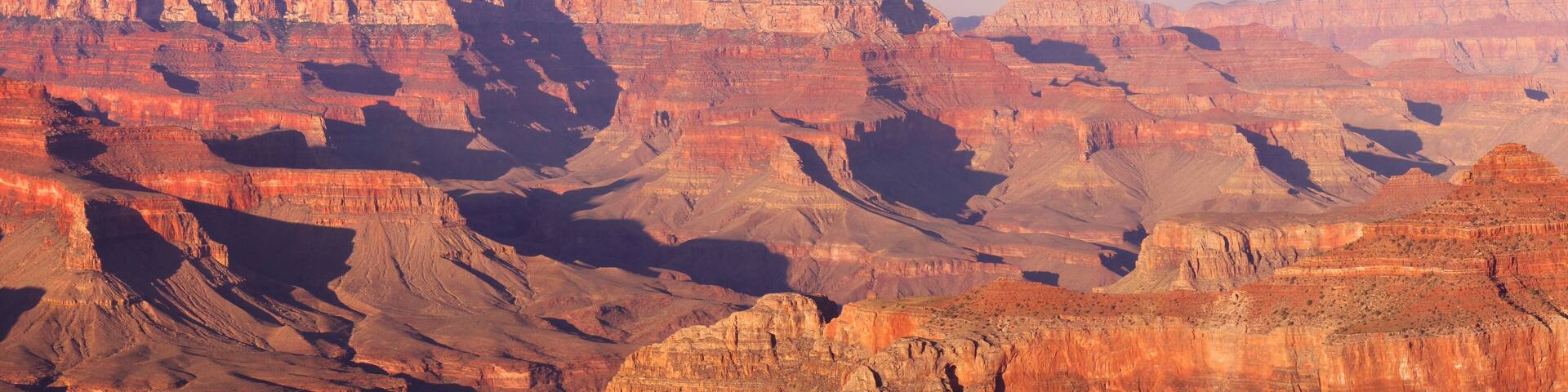 Grand canyon south rim during sunset