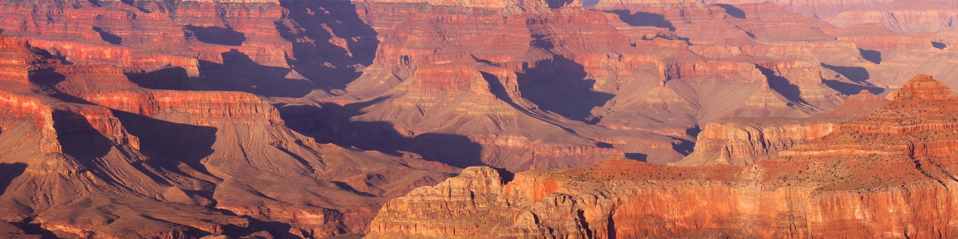 Grand canyon south rim during sunset