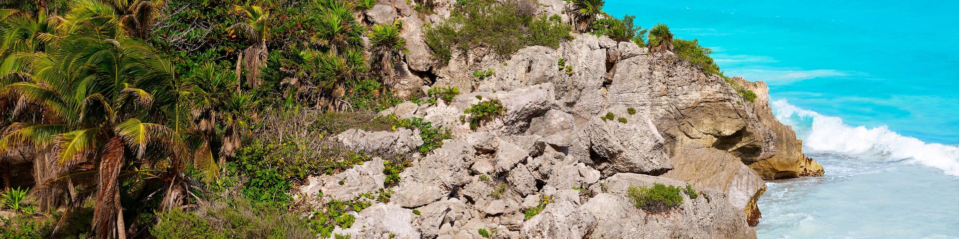 Tulum Mayan city ruins in Riviera Maya