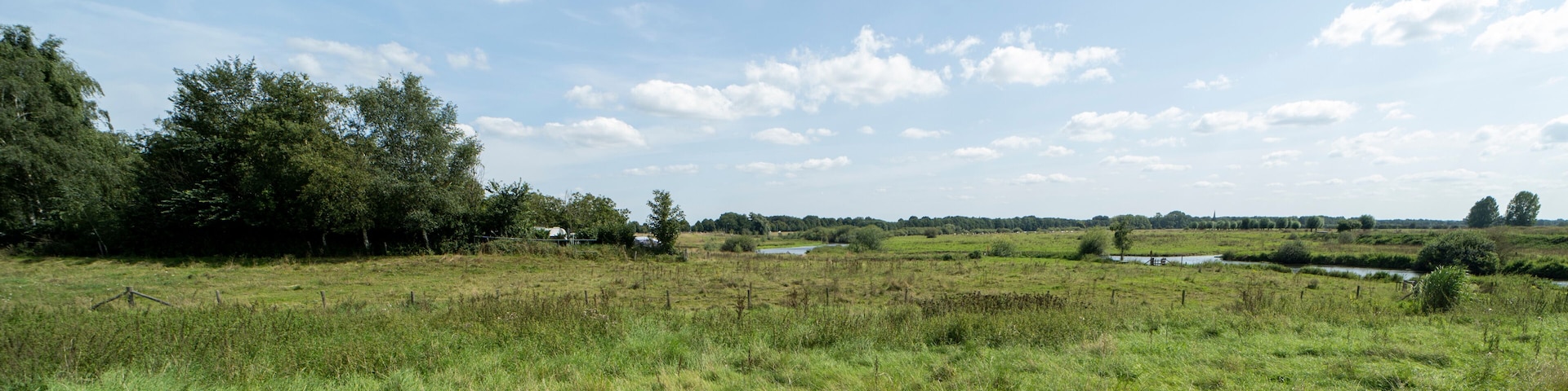 Summer day landscape near Gennep, The Netherlands