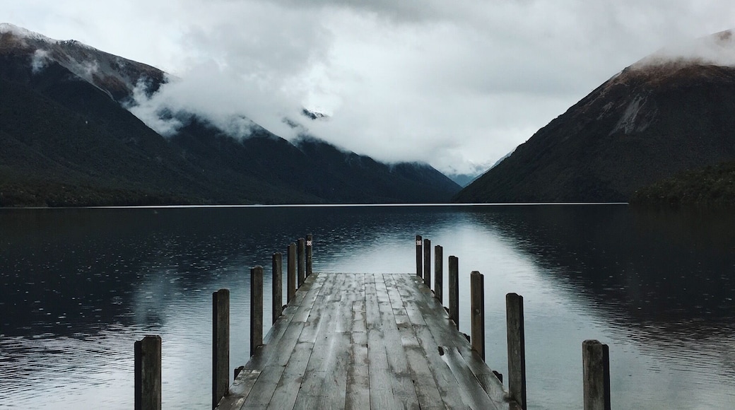 Lake Rotoiti in Nelson Lakes National Park is one of the south island's iconic photo spots. Mosquito repellent highly recommended for those visiting during the warmer months.
