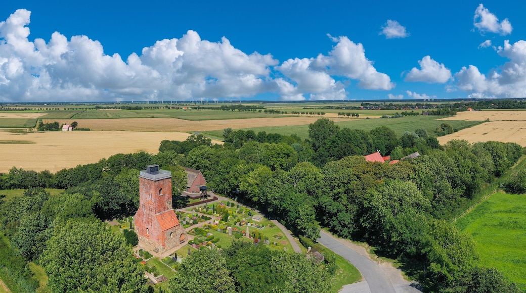 Panorama aerial view of ox tower in Imsum