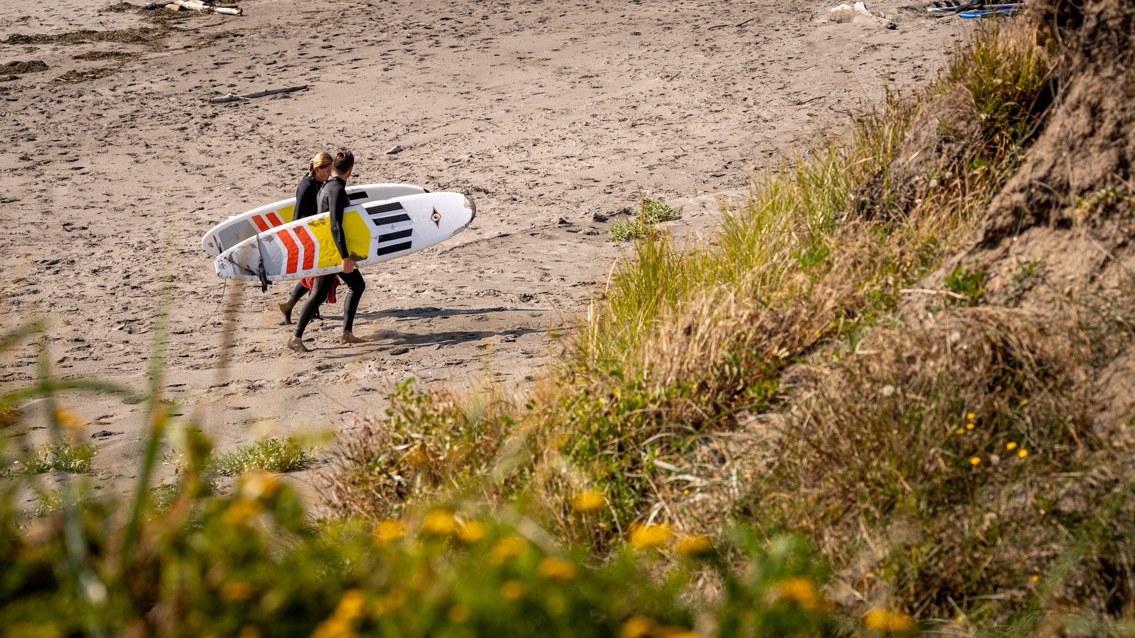 Westport Light State Park featuring a sandy beach and general coastal views as well as a couple
