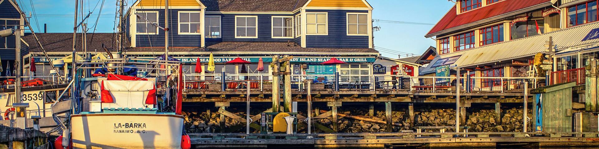 Richmond Steveston Fisherman's Wharf at Sunset